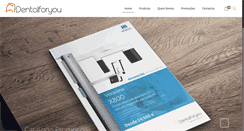 Desktop Screenshot of dentalforyou.pt